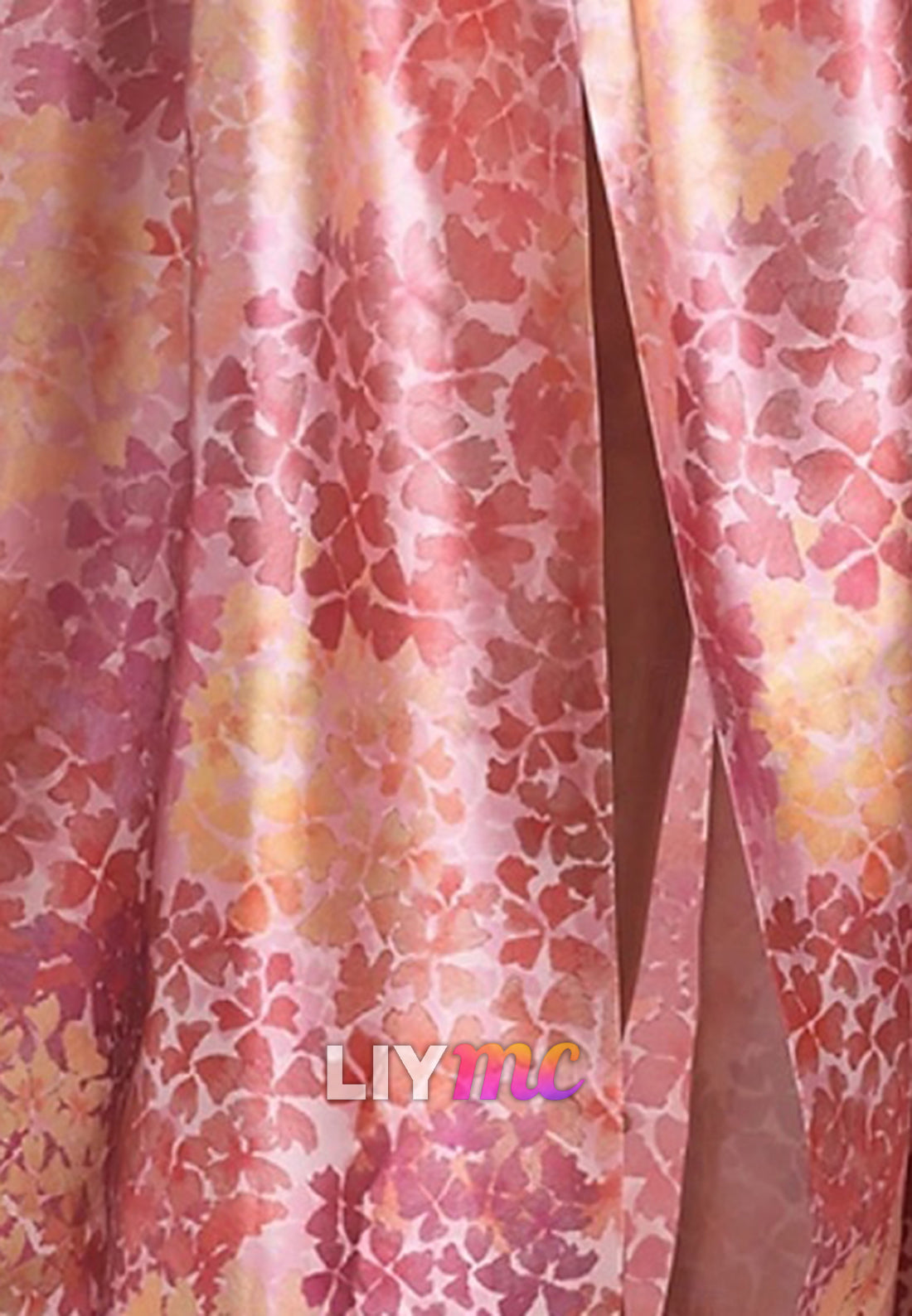 Blazer V-Neck Long Sleeves Floral Printed A-Line Mother of Bride Dress