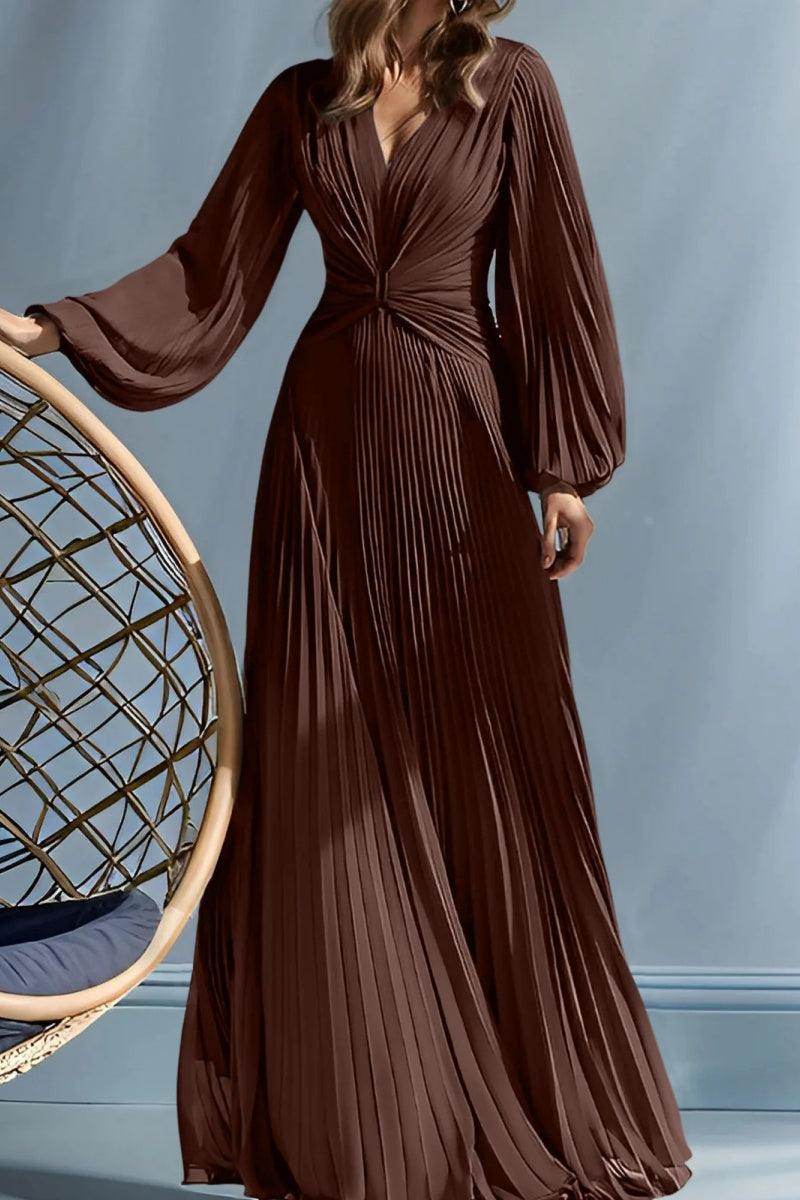 A Line V Neck Mother of the Bride Dresses with Ruched CM0367