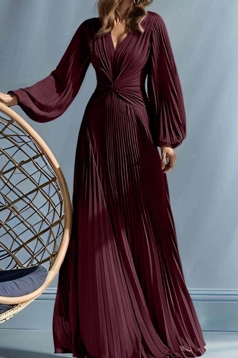 A Line V Neck Mother of the Bride Dresses with Ruched CM0367