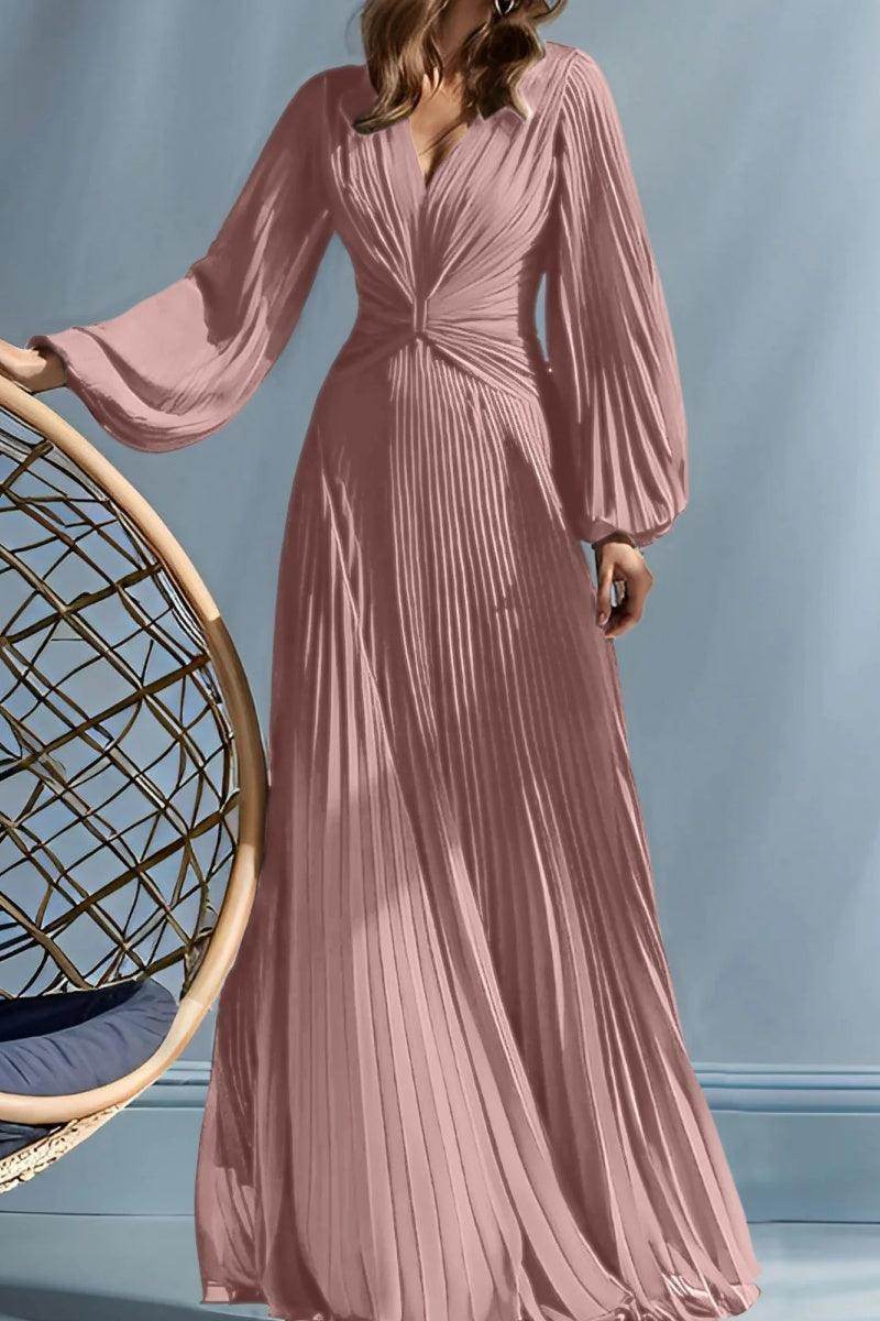 A Line V Neck Mother of the Bride Dresses with Ruched CM0367