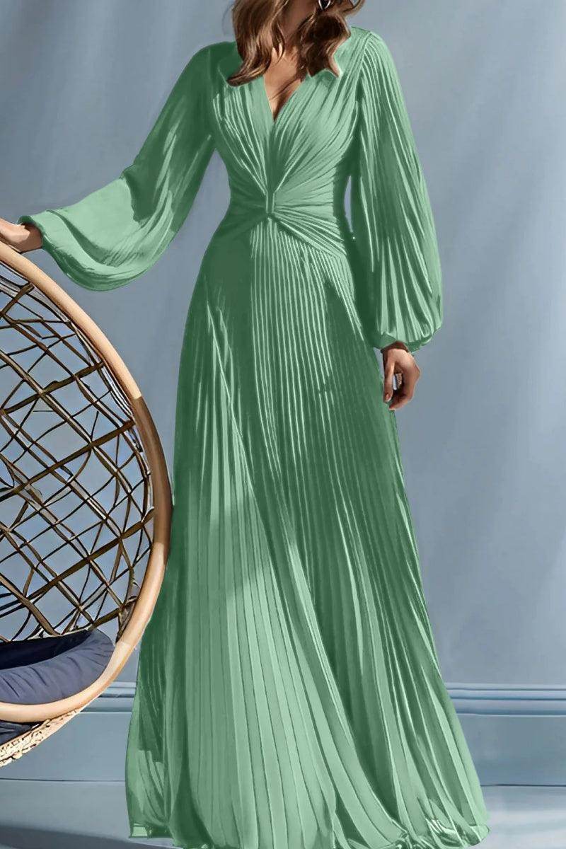 A Line V Neck Mother of the Bride Dresses with Ruched CM0367