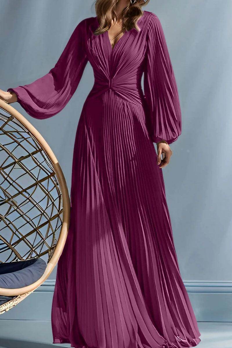 A Line V Neck Mother of the Bride Dresses with Ruched CM0367