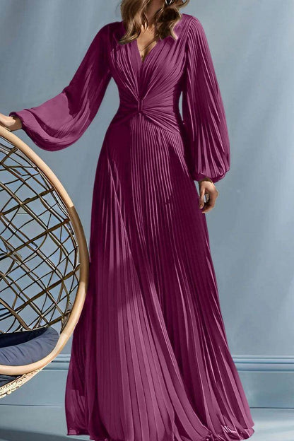 A Line V Neck Mother of the Bride Dresses with Ruched CM0367