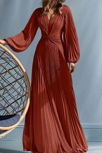 A Line V Neck Mother of the Bride Dresses with Ruched CM0367