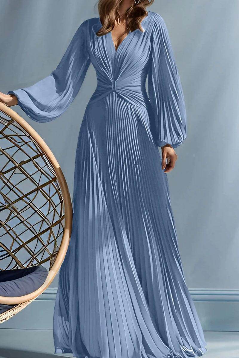 A Line V Neck Mother of the Bride Dresses with Ruched CM0367