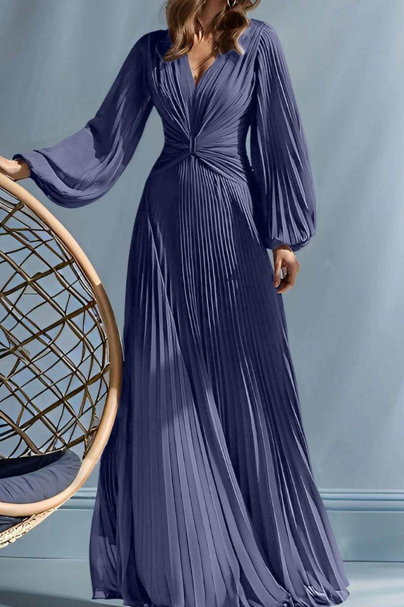 A Line V Neck Mother of the Bride Dresses with Ruched CM0367