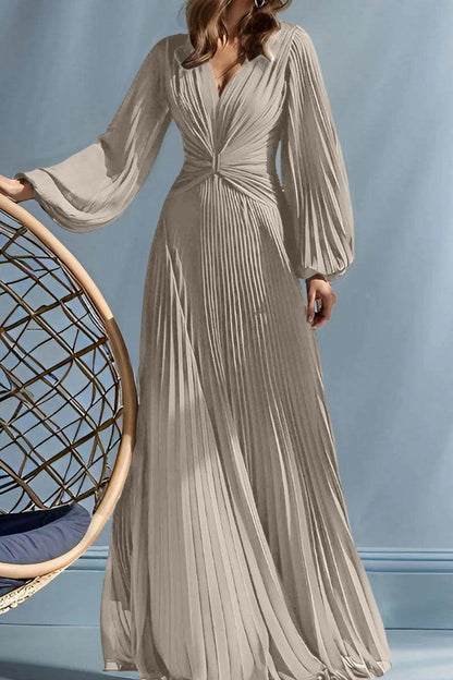 A Line V Neck Mother of the Bride Dresses with Ruched CM0367