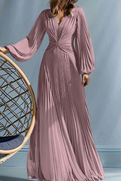 A Line V Neck Mother of the Bride Dresses with Ruched CM0367