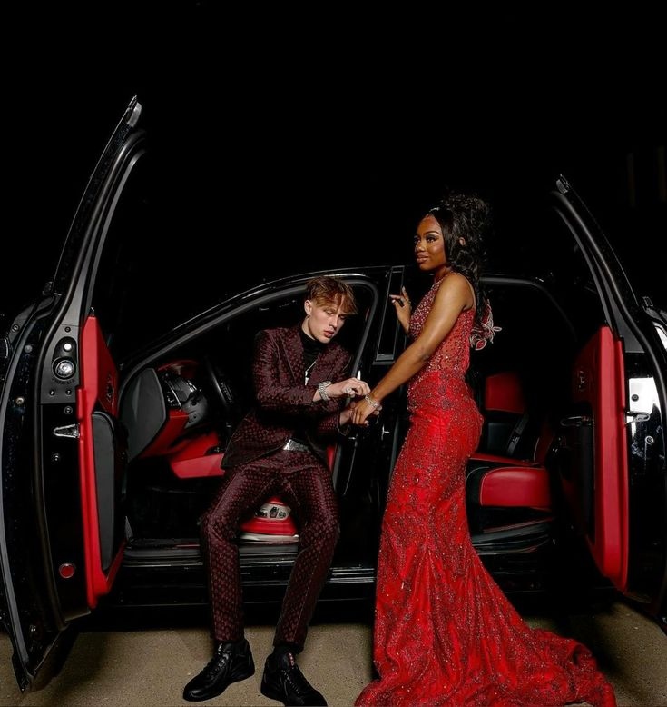 Red Mermaid Long Prom Dresses Formal Evening Dress