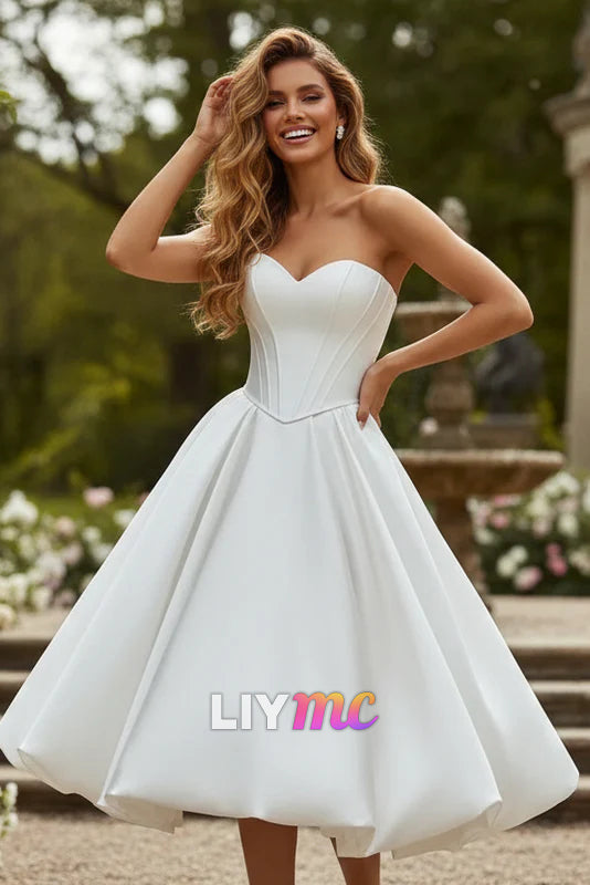 Satin Corset Wedding Dress