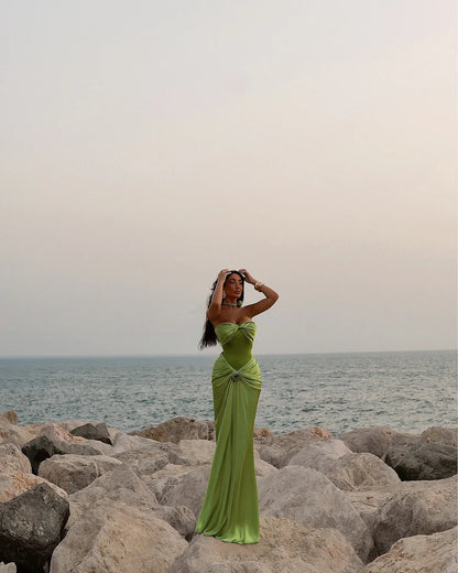 Sweetheart Sleevless Mermaid Evening Dress