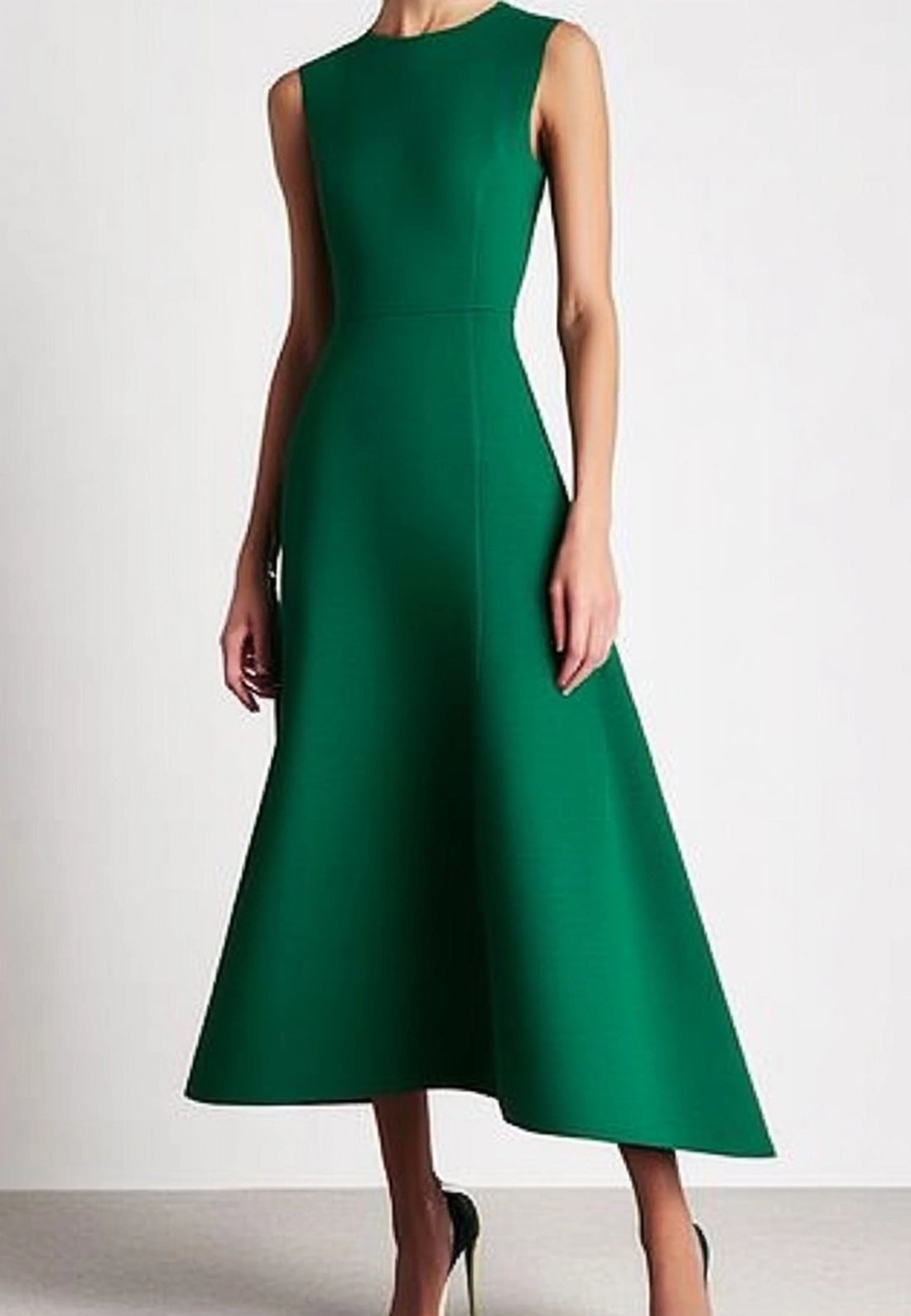 Formal Party Business Work Velvet V Neck Ruffle Maxi Sloping Shoulder