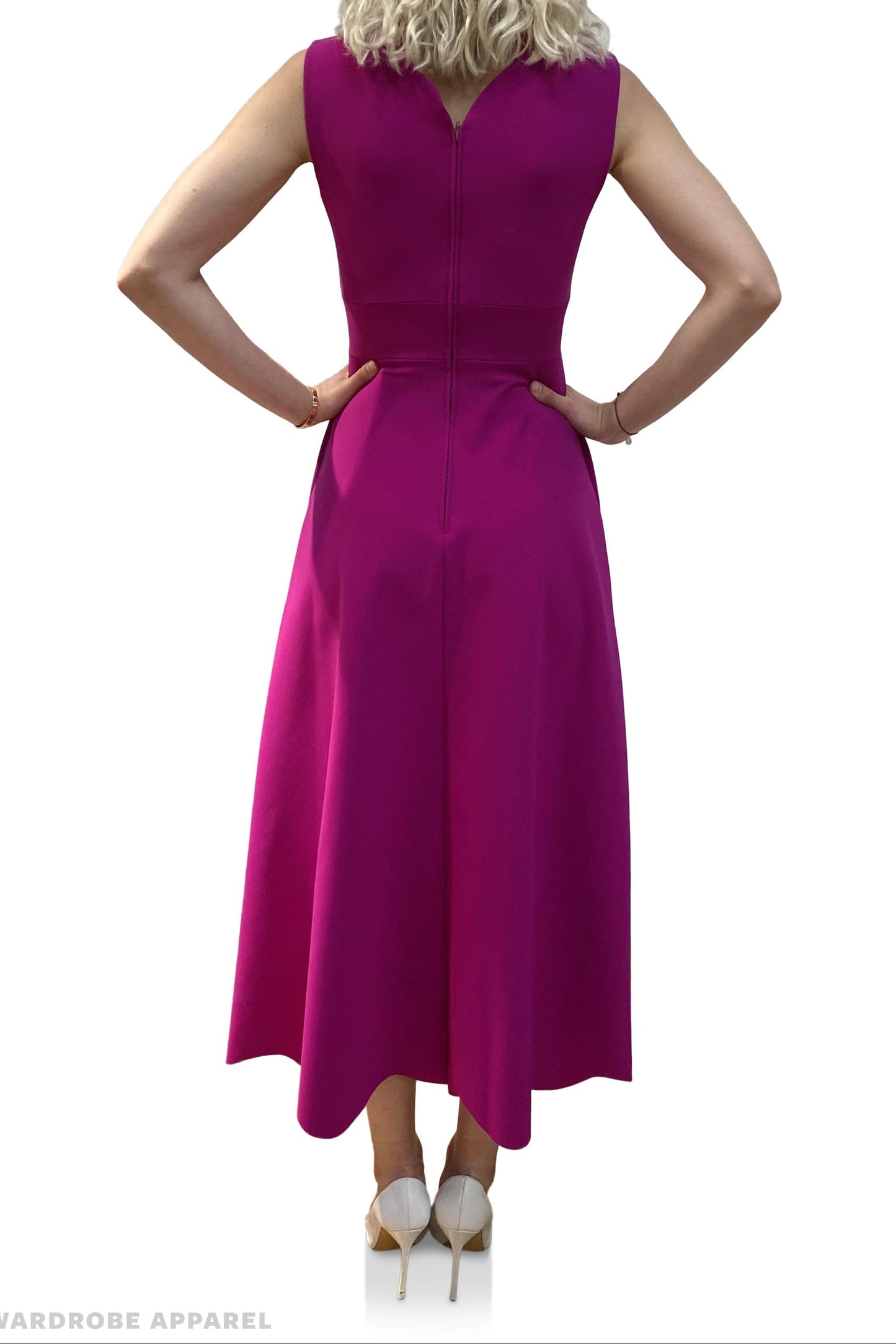V-Neck Bow A-Line Cocktail Dress