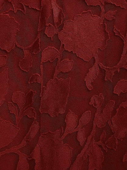 A-Line/Princess Boat Neck Half Sleeves Floor-Length Mother of the Bride Dresses with Sash