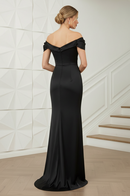 Sweetheart Cap Sleeves Appliques Mermaid Mother of Bride Dress