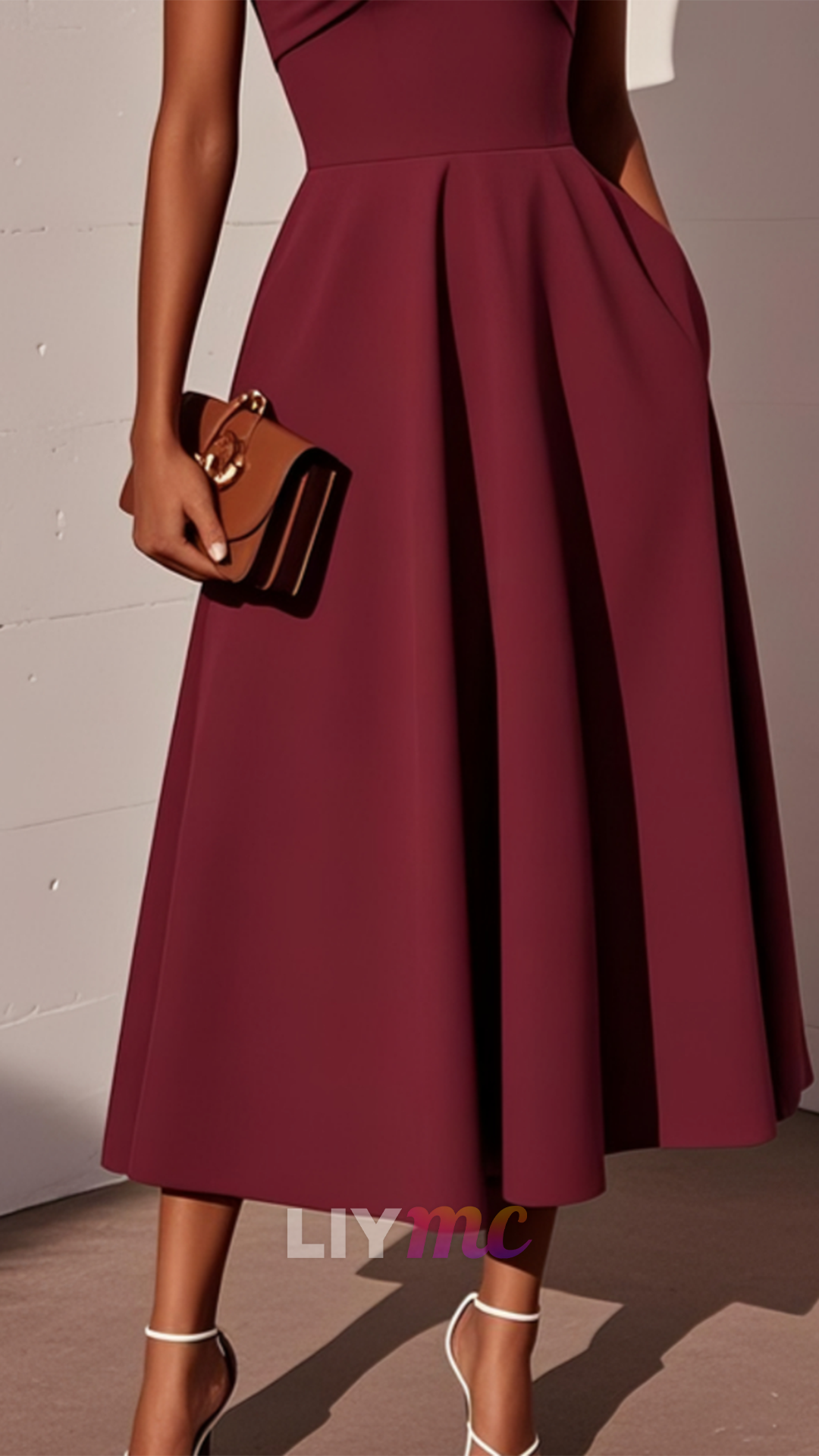 Off-Shoulder A-Line Cocktail Dress Cap Sleeves Mother of Bride Dress