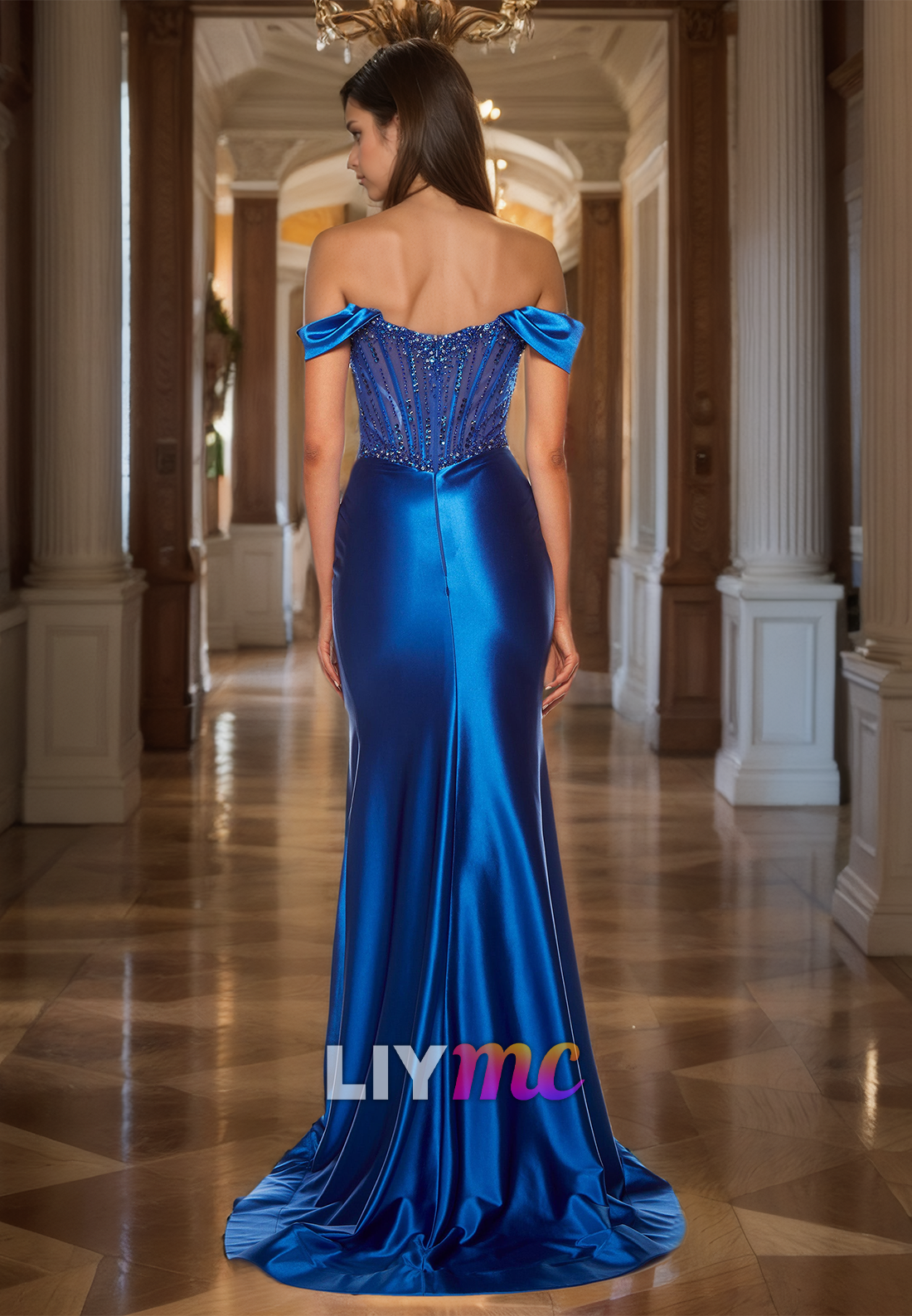 beaded off shoulder bodycon dress Velvet Off-Shoulder Sheath Beaded Homecoming Dress Hot Pink / US 16