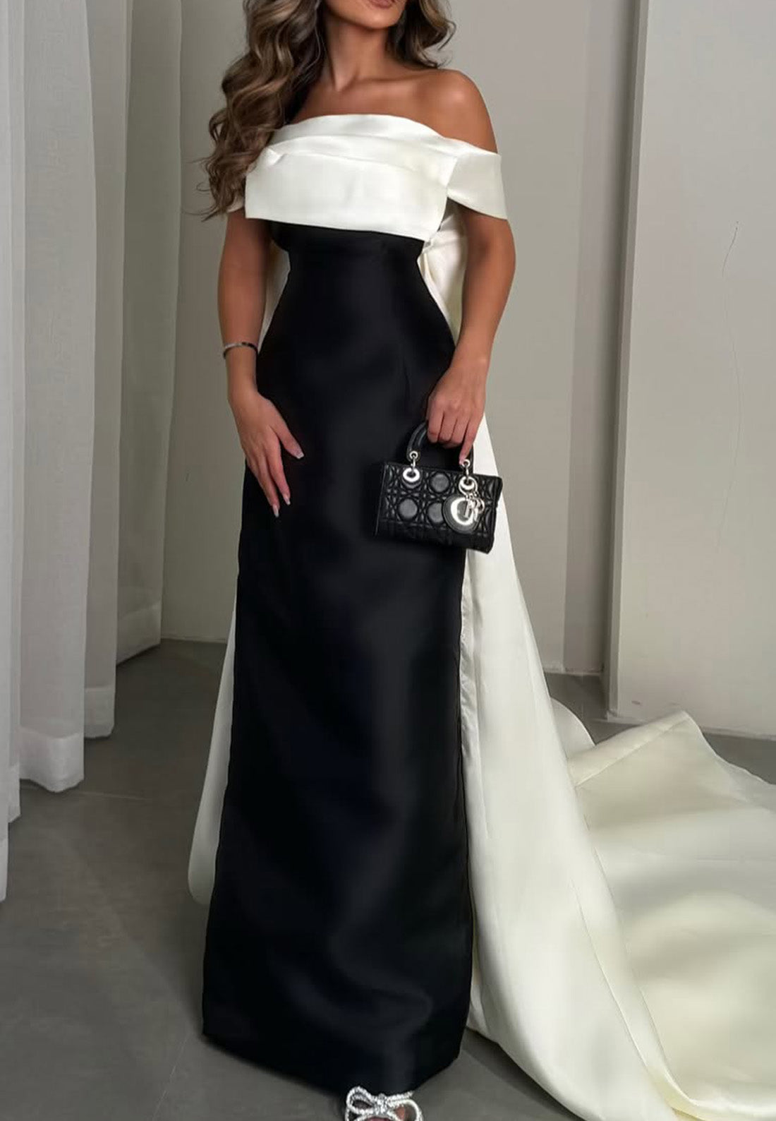 Off-Shoulder Strapless Simple Mermaid Formal Dress