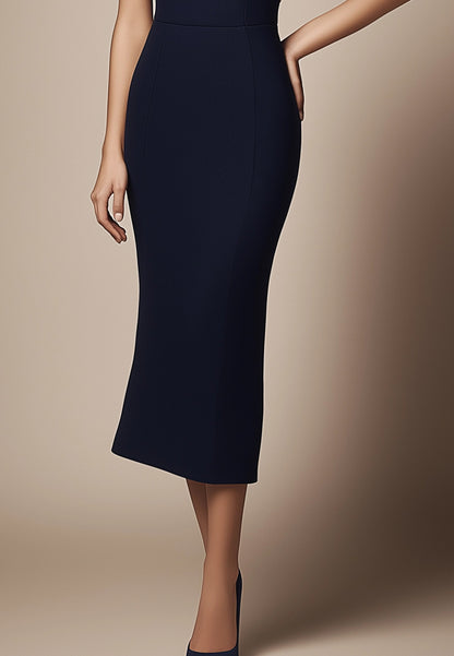 One Shoulder Sleeveless Sleek Mermaid Work Dress