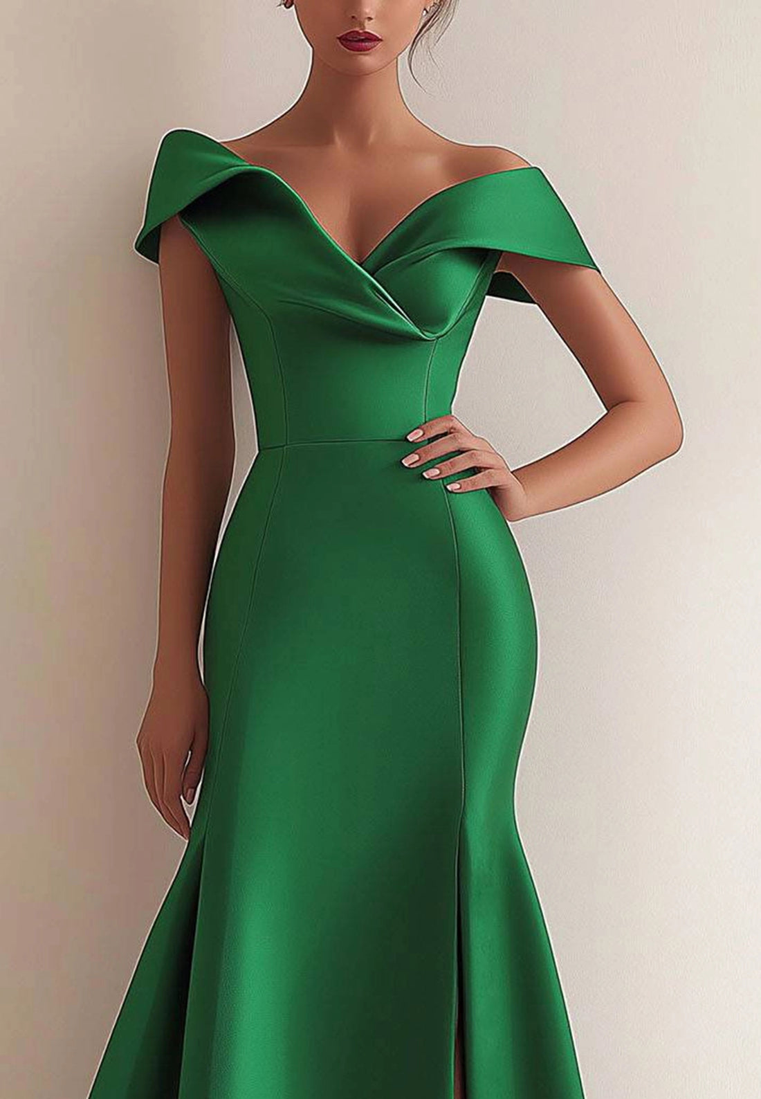 Party Prom Dress Metallic Fabric Colorful Long Sleeve Pleated Midi Dress