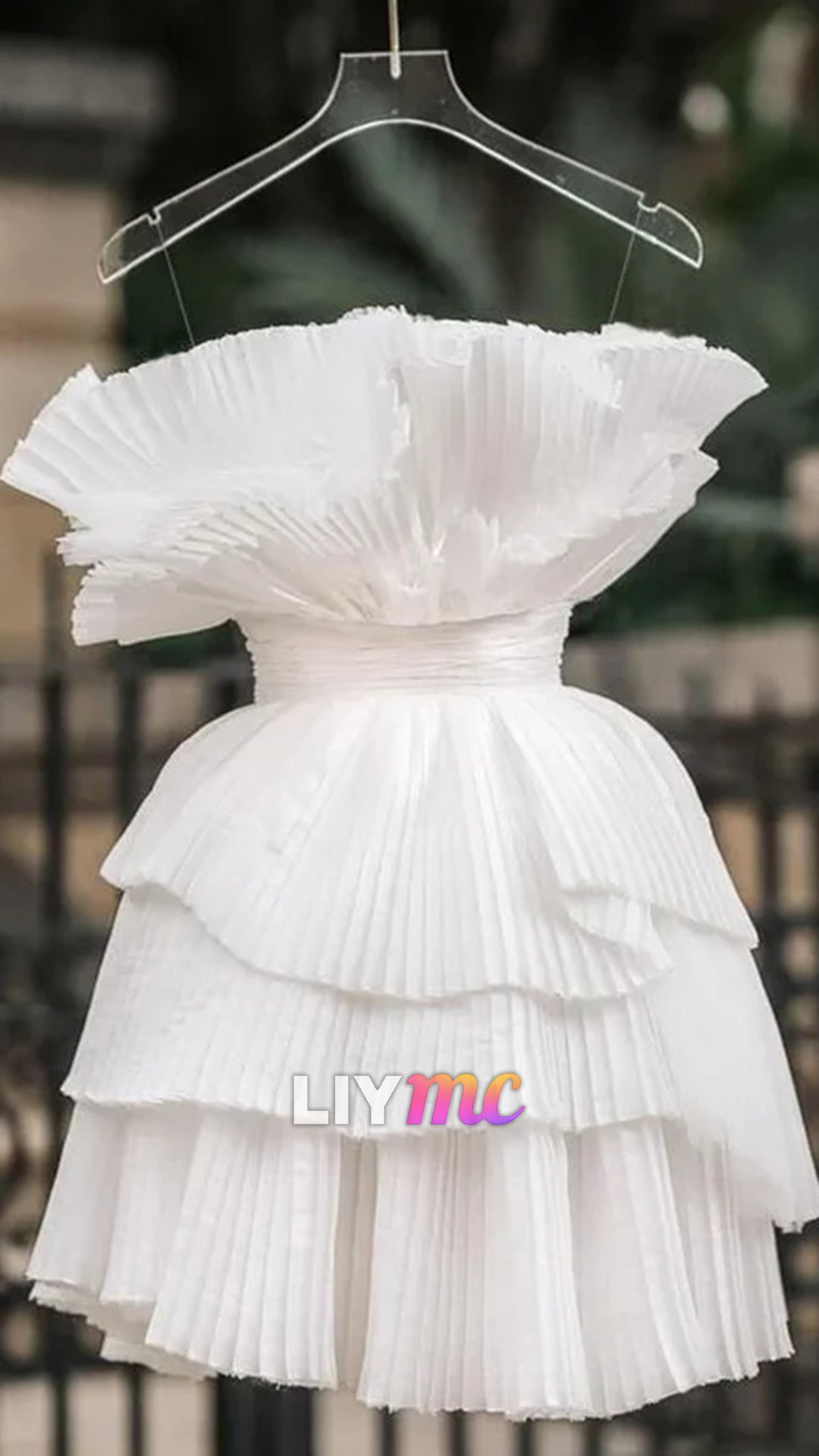 White Short Party Dress Homecoming Dress