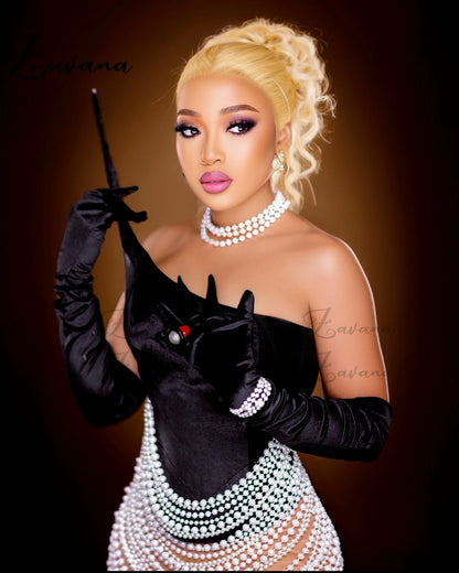 Zavana Charming Pearls Prom Dress Strapless Mermaid Wedding Party Gown Saudi Arabric Vestidos De Noche Customized Plus Size