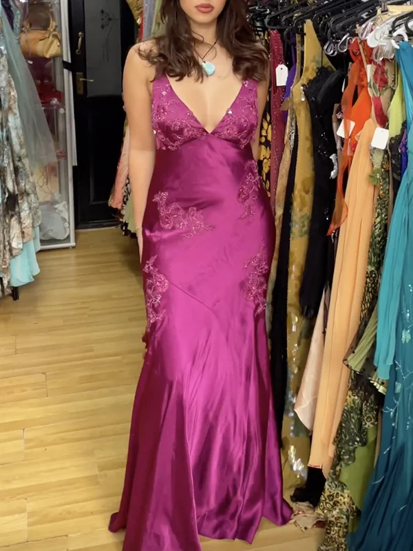 Fancy Mermaid Spaghetti Straps Green Backless Long Prom Dress Evening Dress Formal Dress