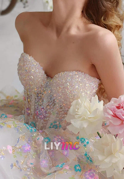 Sweetheart Beaded Sparkly A-Line Short Party Homecomig Dress