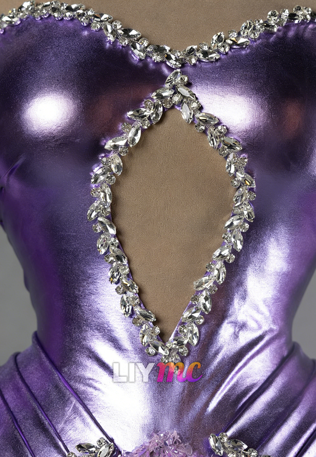 Sweetheart Illusion Sequins Sparkly Mermaid Prom Dress