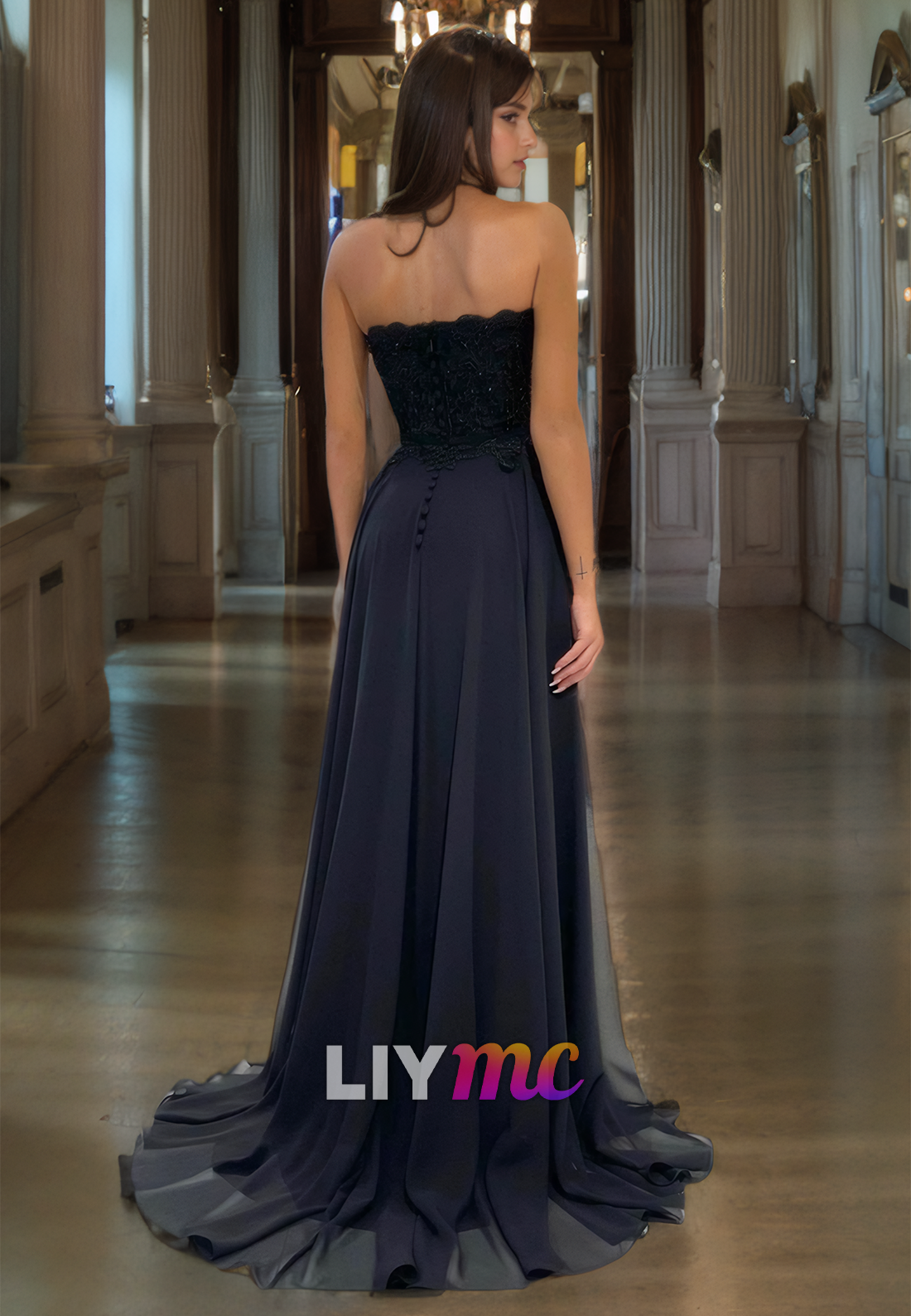 Sweetheart Sleeveless Appliques Pleated A-Line Prom Dress