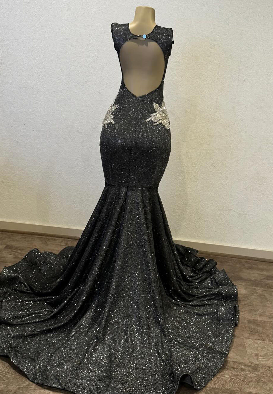 Sweetheart Sleeveless Beaded Mermaid Prom Dress for Black Girls