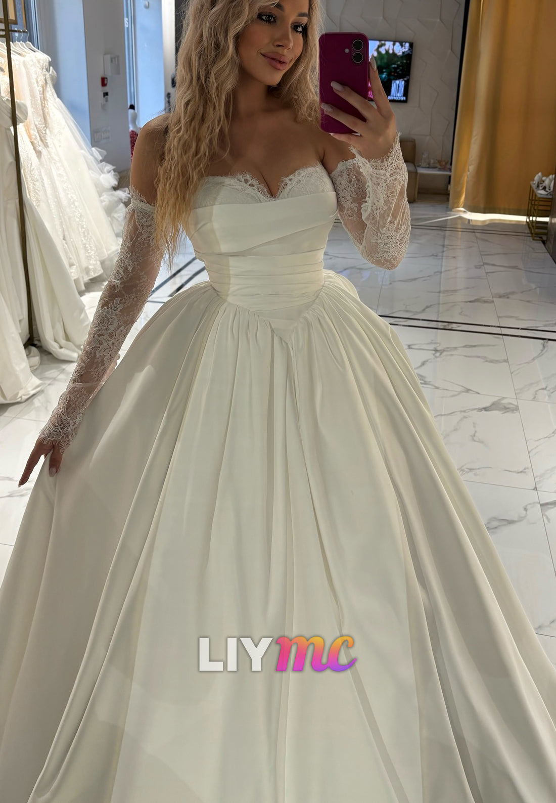 Sweetheart Sleeveless Lace Appliques A-Line Pretty Wedding Dress