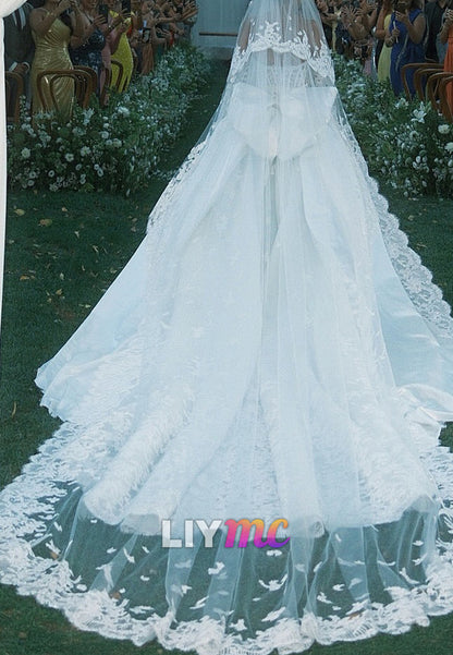Sweetheart Sleeveless Lace Appliques Mermaid Wedding Dress