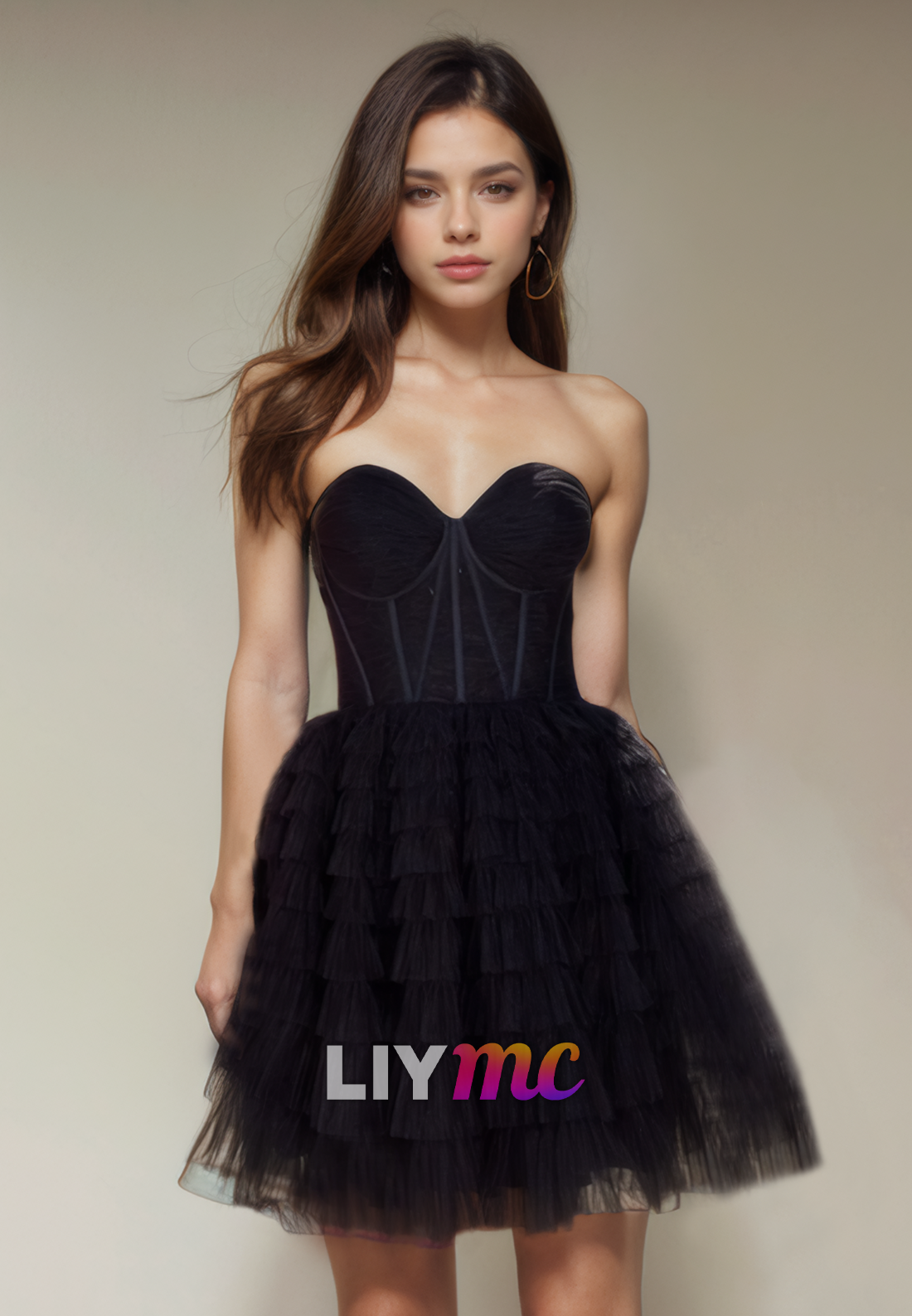 Sweetheart Sleeveless Tulle A-Line Short Homecoming Dress