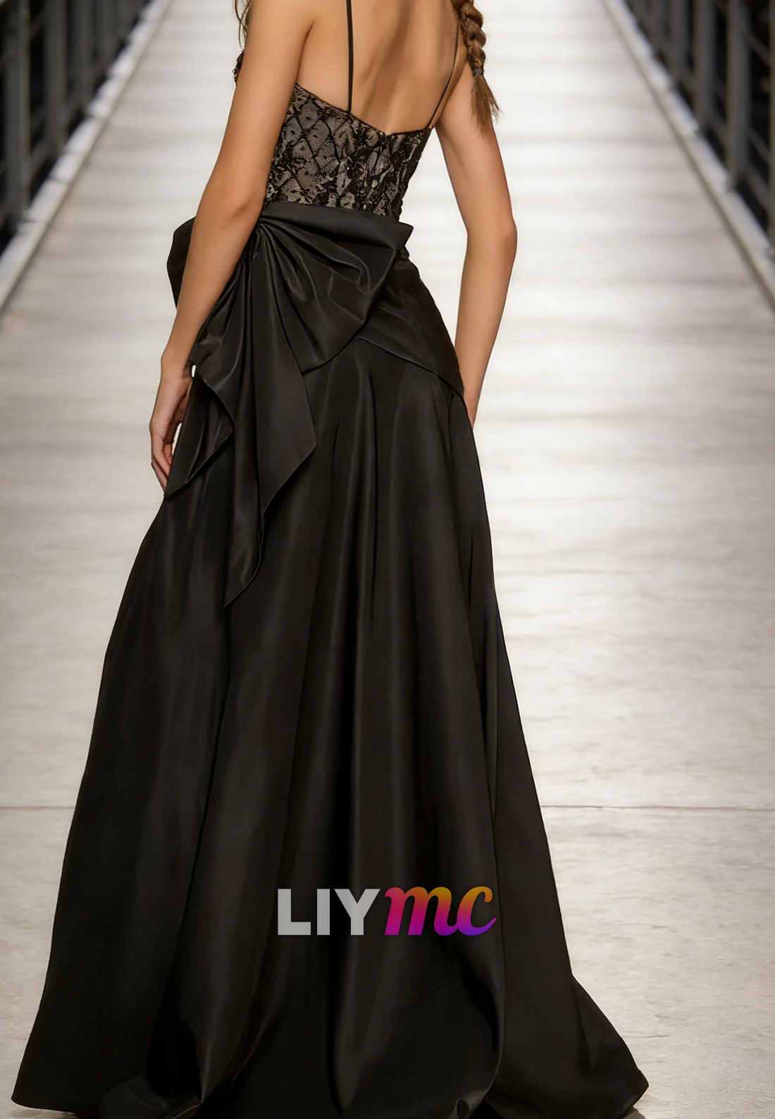 Sweetheart Spaghetti Straps Appliques A-Line Prom Dress