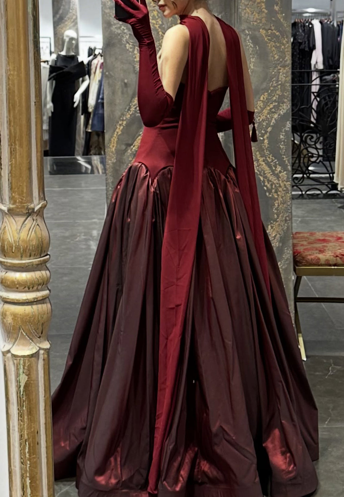 Straight Across Sleeveless Black White A-Line Prom Dress