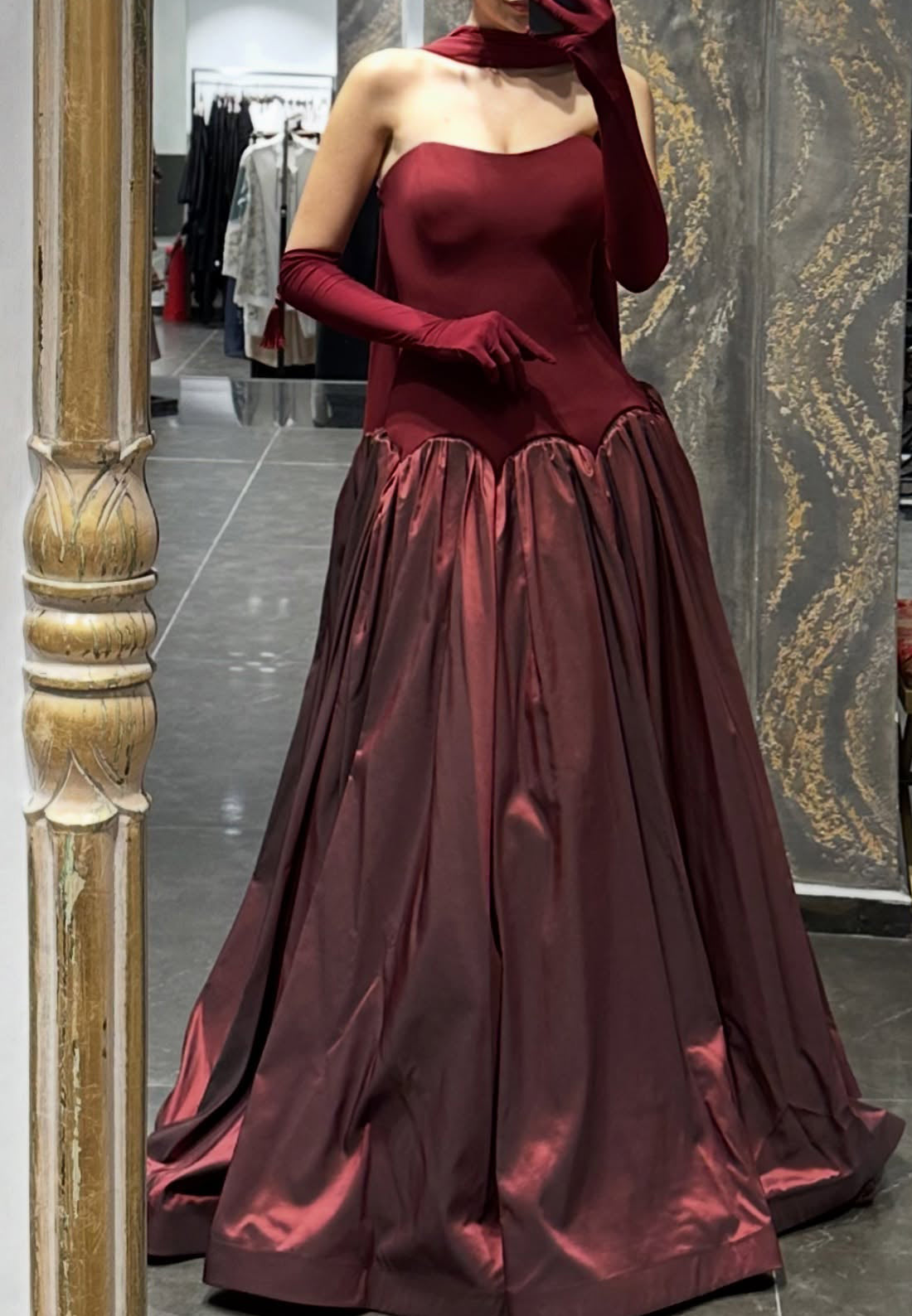 Straight Across Sleeveless Black White A-Line Prom Dress