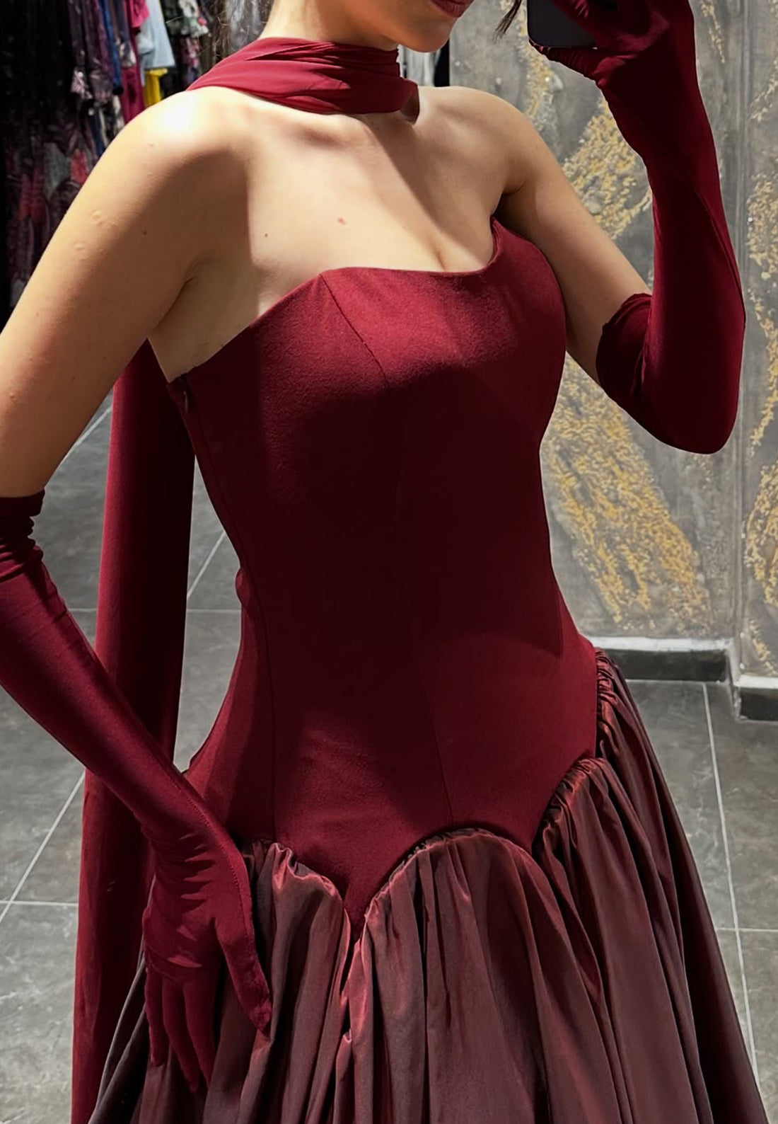 Straight Across Sleeveless Black White A-Line Prom Dress