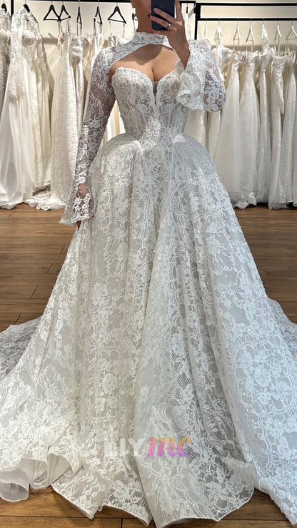 Lace Ball Gown Wedding Dress with Bolero