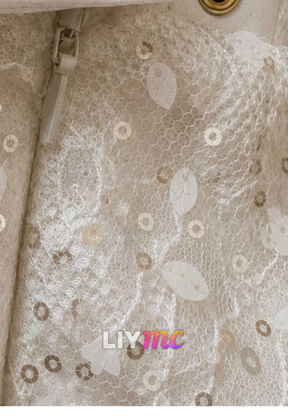 Long Sleeve Lace Corset Bodycon Mini Dress