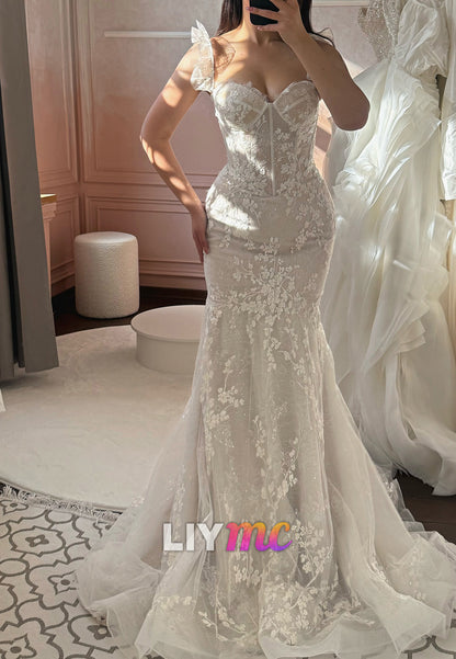 Lace Corset Mermaid Wedding Dress
