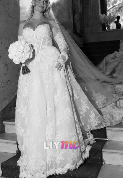 Corset Lace Ball Gown Wedding Dress