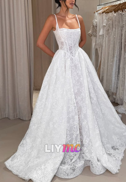 Corset Lace Ball Gown Wedding Dress