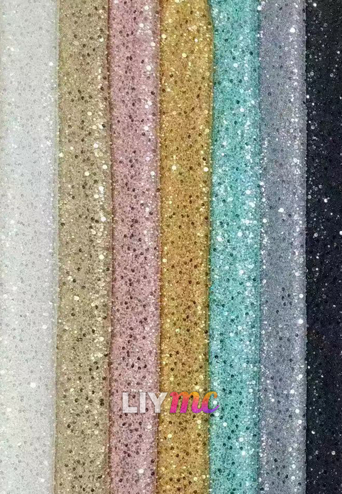 High Neck Long Sleeve Sequin Evening Gown