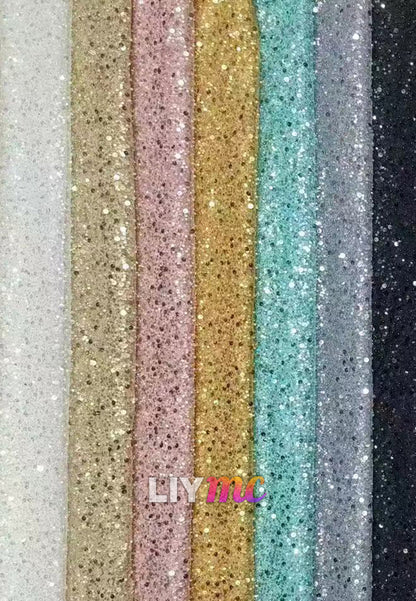 High Neck Long Sleeve Sequin Evening Gown