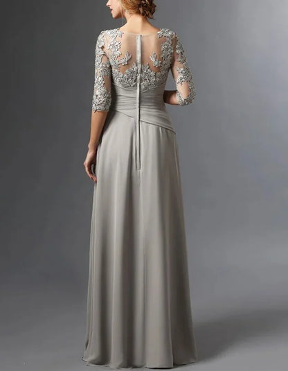 Square Collar Design Solid Lace Maxi Dress