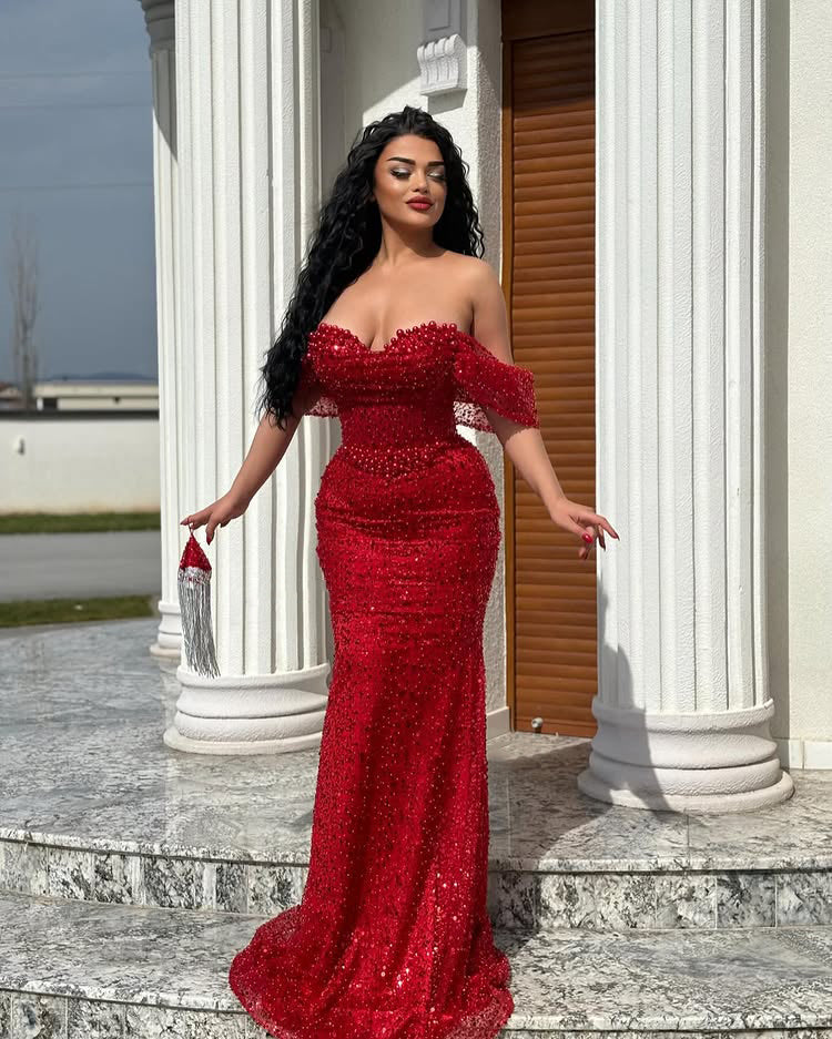LP2022 - Sweetheart Strapless Beaded Fitted Mermaid Prom Dress Liymc LP2022 - Sweetheart Strapless Beaded Fitted Mermaid Prom Dress Liymc