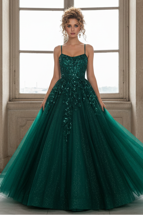 Floor-length Ball Gown