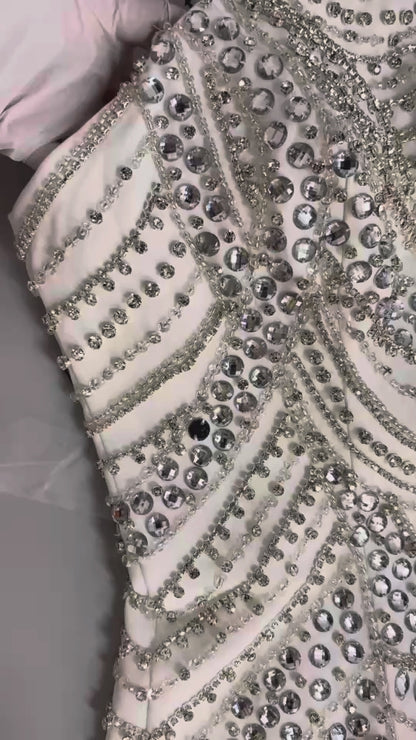 Square Straps Beaded Sheath Sparkly Party Homecoming Dress